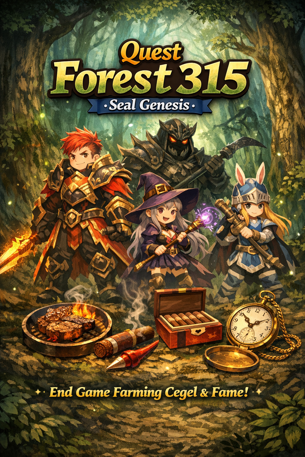Quest Forest 315 Seal Genesis – End Game Farming Cegel dan Fame